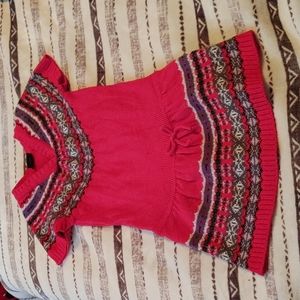 Girls Faded Glory Sweater Dress XS